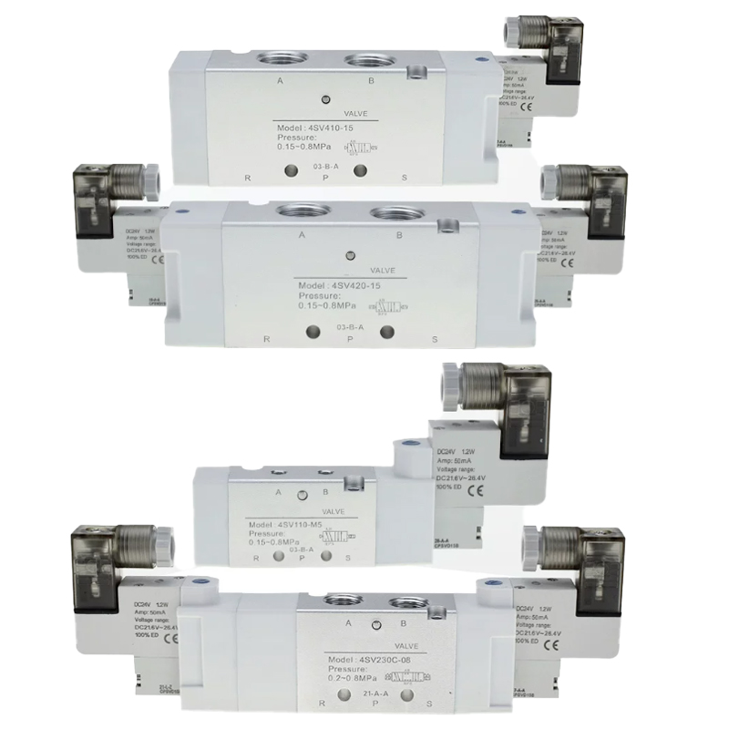 4SV 210 4SV220 4SV230C/E/P 5/2 5/3 Way Valve