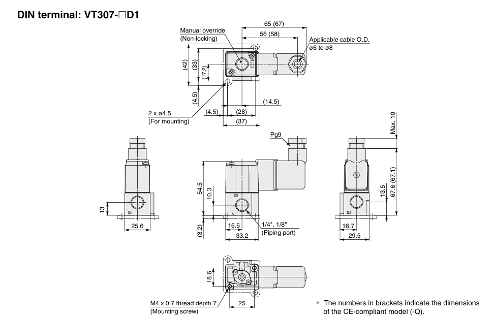 VT307 Series 3 Port Solenoid Valve