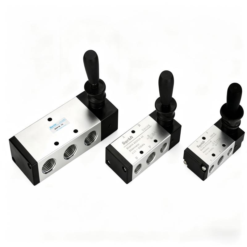 4H Series 5/2 Way Hand Lever Valve